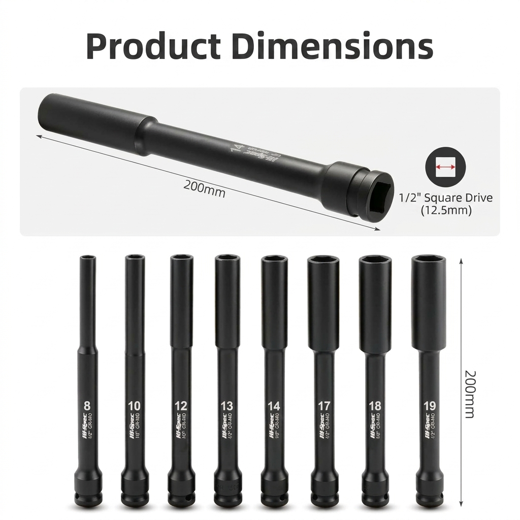 1/2 Inch Drive Extra Long Impa - đánh giá và giá Power Tools Pneumatic