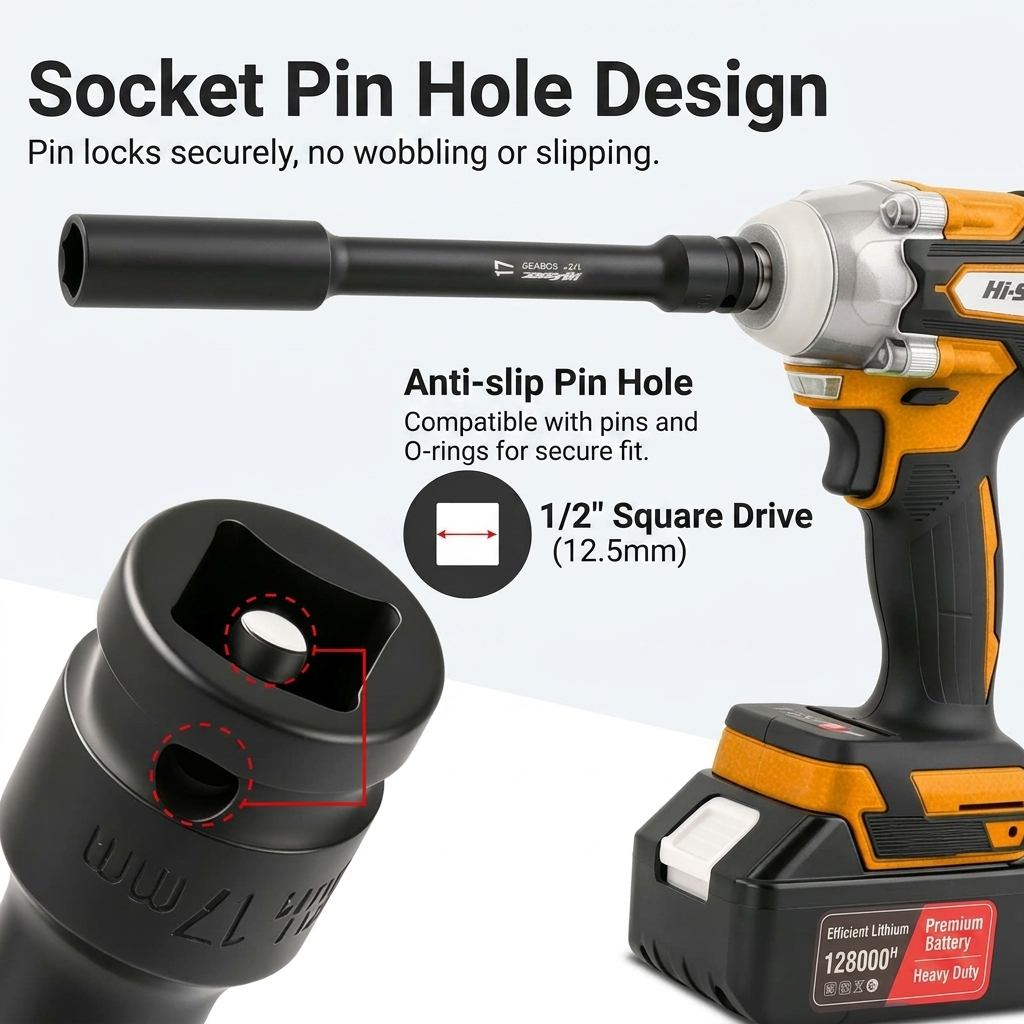 1/2 Inch Drive Extra Long Impa - đánh giá và giá Power Tools Pneumatic