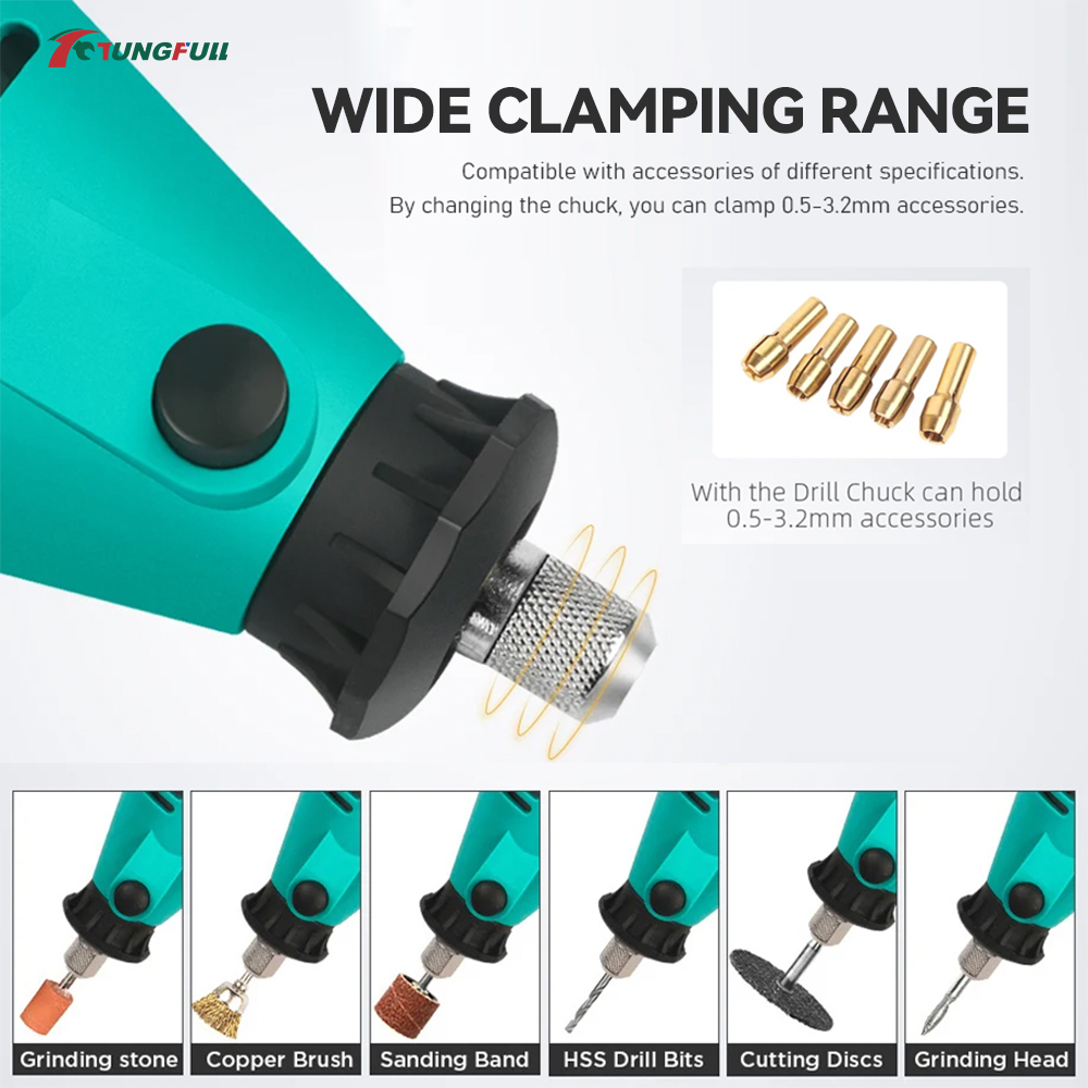 TUNGFULL Mini Electric Grinder - đánh giá và giá Power Tools Workshop