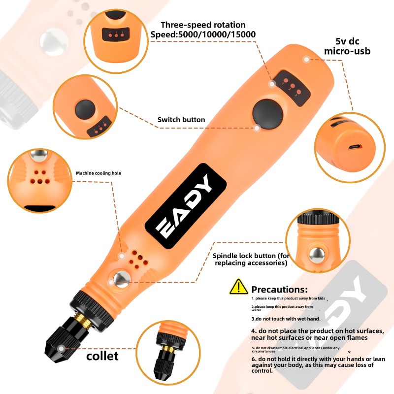 USB Cordless Rotary Tool Kit – - đánh giá và giá Power Tools Workshop