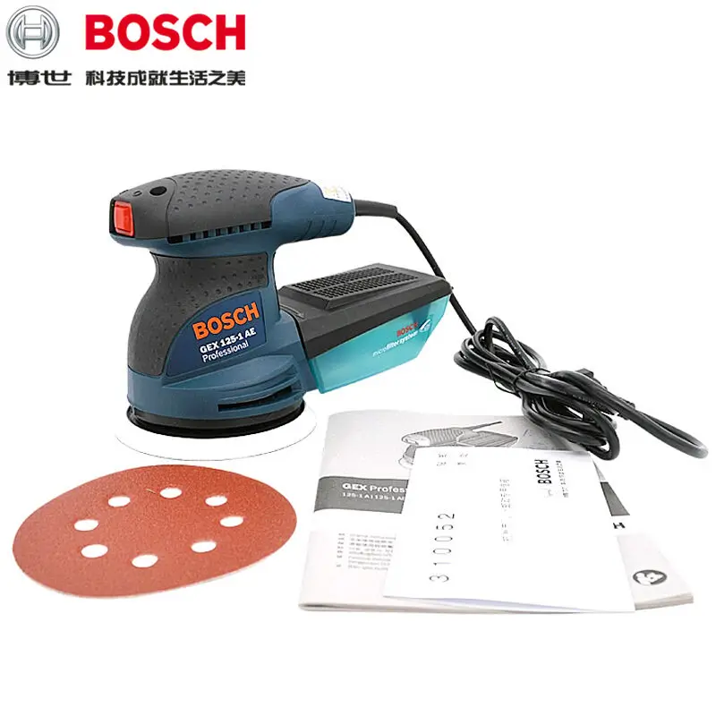 BOSCH GEX 125-1AE 220V Random  - đánh giá và giá Power Tools Grinder