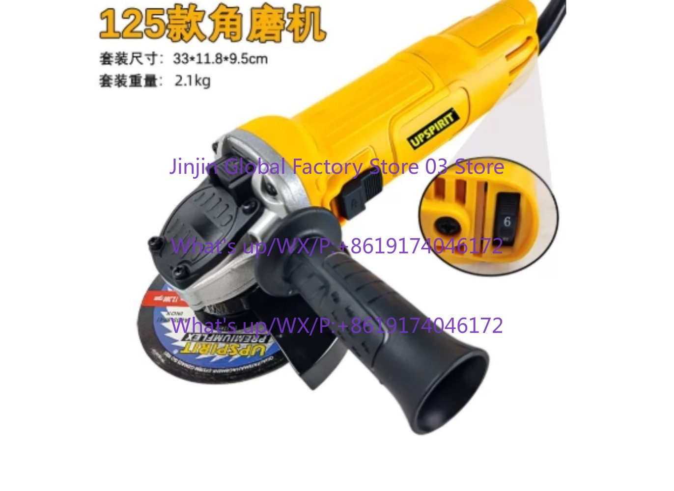 Electric Angle grinder 125mm 1 - đánh giá và giá Power Tools Grinder