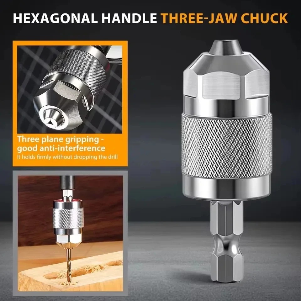 3-Jaw Keyless Drill Chuck Adap - đánh giá và giá Power Tools Icon